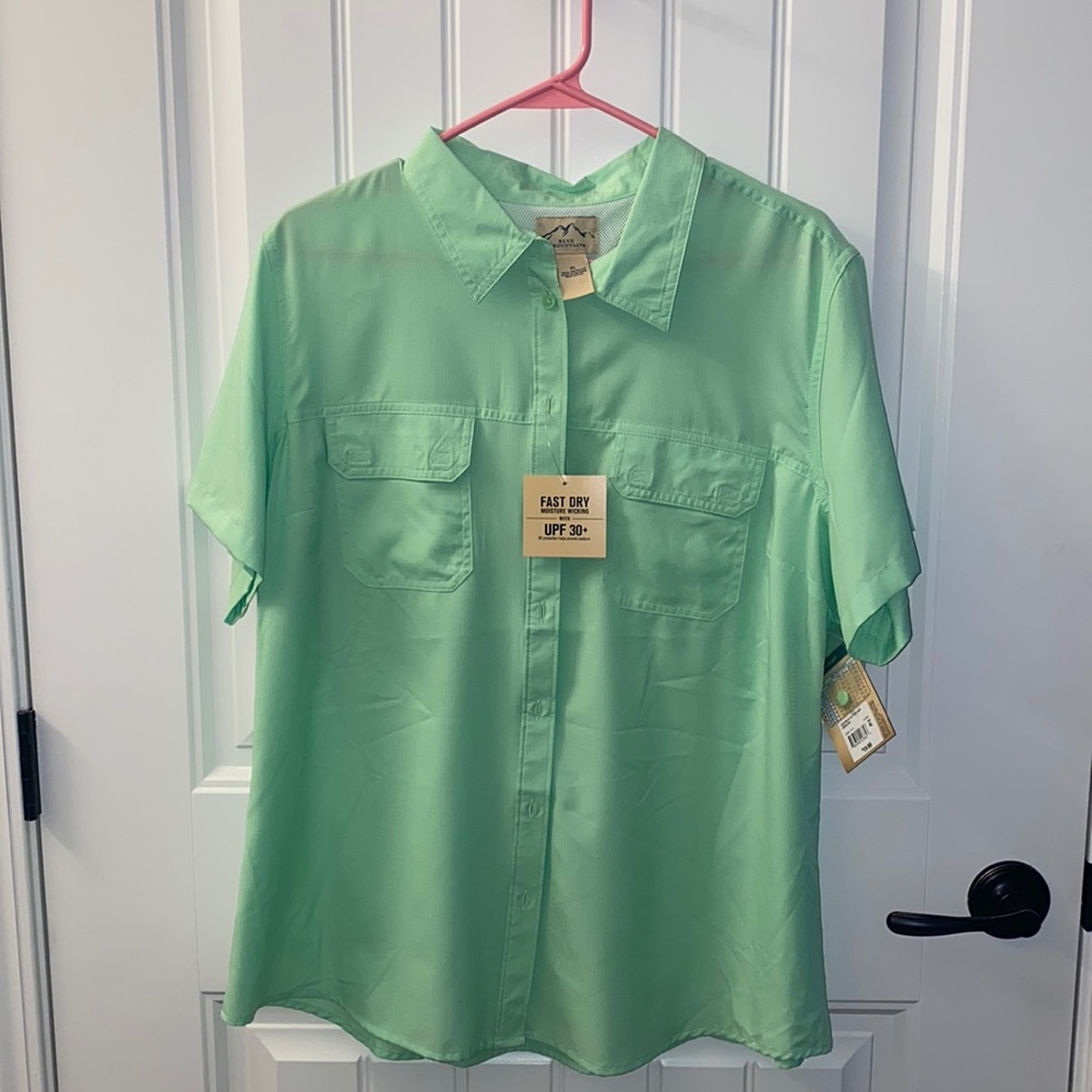 Blue Mountain Fast Dry Lightweight Button Down shirt